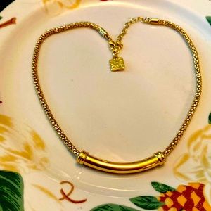 Anne Klein vintage Lion Head signed Choker/Necklace EUC